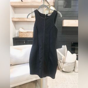Anthropologie black mini dress